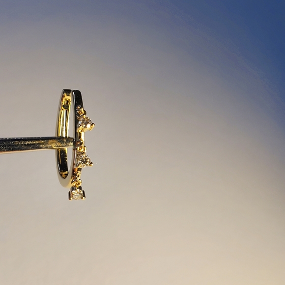 EF Collection 14k & Diamond Ear Cuff - Picture 12 of 13